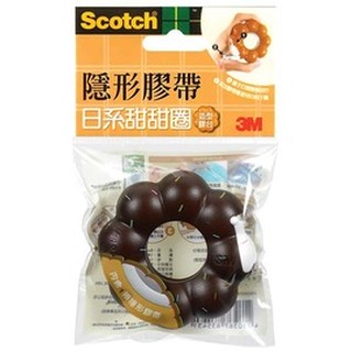 枕o 3M Scotch 810 隱形膠帶 無痕膠帶 無痕膠臺 甜甜圈膠臺 3M膠臺 造型膠臺 膠帶臺 膠臺 10F