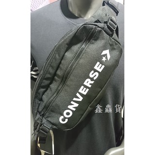 CONVERSE ALLSTAR HIP PACK 復古 運動 腰包 斜背包 側背包 黑白 10006946A01