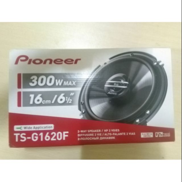 Pioneer 6.5/6吋同軸喇叭 TS-G1620F 可議價