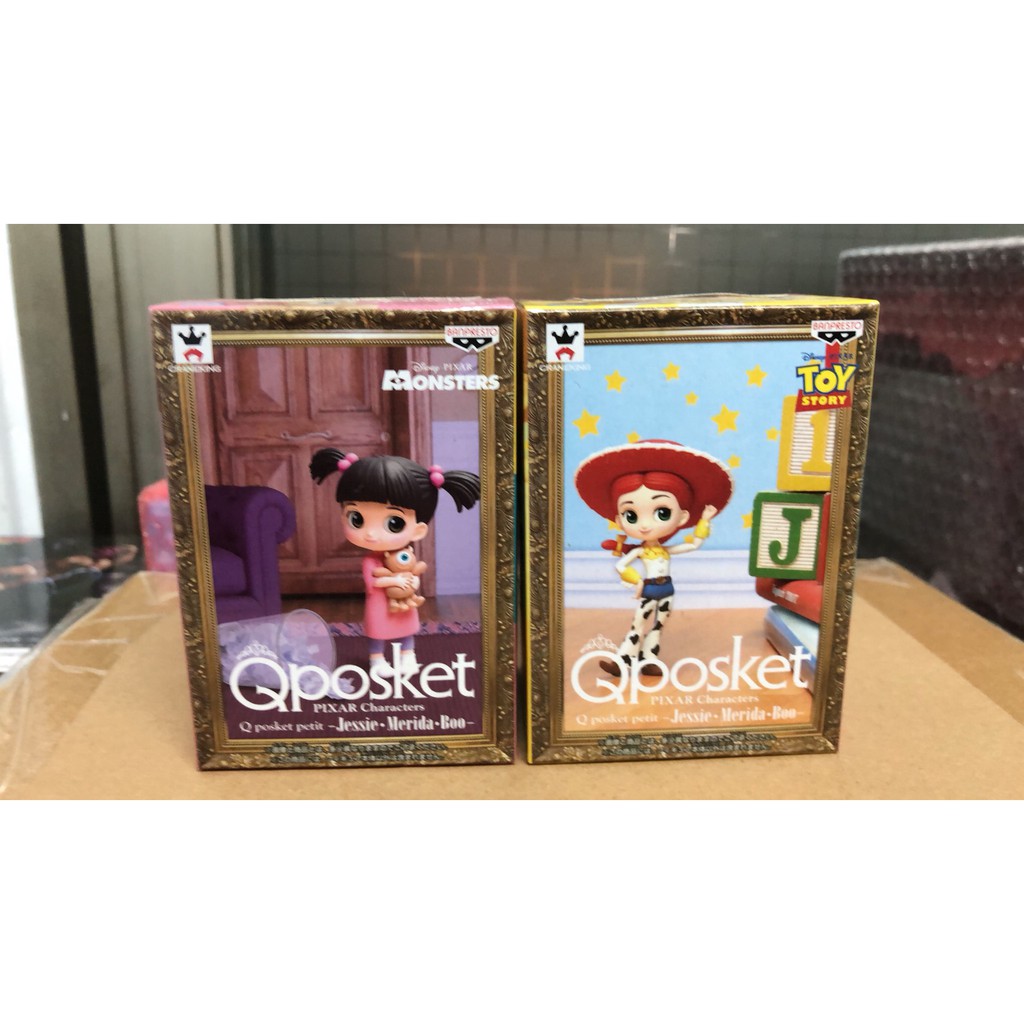 ＊海賊星＊~ 玩具總動員 怪獸電力公司 全新現貨 日版 Qposket Petit 迪士尼 阿布 翠絲 兩款 合售
