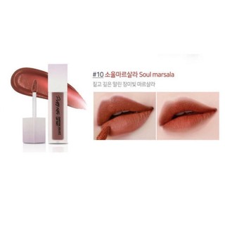 Touch In SoL 韓國小眾品牌 光之瀅 美顏濾鏡雪紡絲絨唇釉5.5g 馬爾莎拉紅 #10