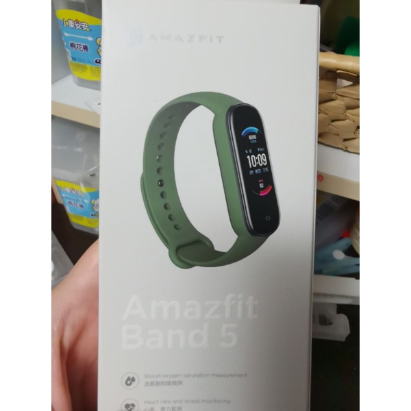 dechang-Amazfit 華米Band 5 健康心率智能運動手錶 橄欖綠Olive