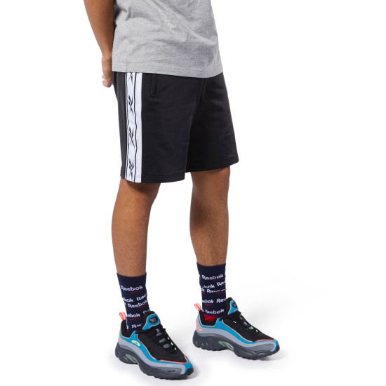 (兩款) REEBOK SPORT SHORTS 運動褲 短褲 復古 復古運動褲 黑色 FP8819 藍色 FP8820