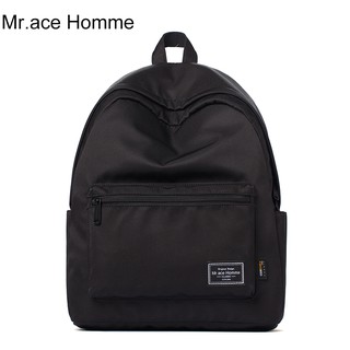 【Mr.ace homme】雙肩包女2019新款潮流學生書包校園防水男背包旅行包