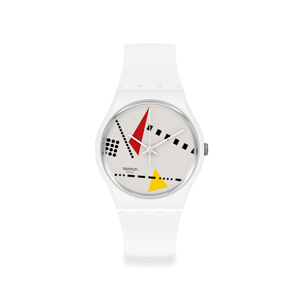 【SWATCH】Gent 原創 手錶WHI_MEM M(34mm) 瑞士錶 SO31W106