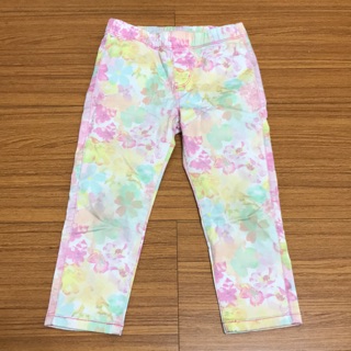 Bossini/花朵內搭長褲100cm