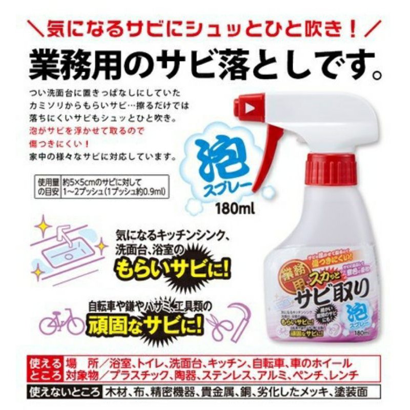 日本直送 Aimedia 艾美迪雅強力除鏽泡泡清潔液 蝦皮購物