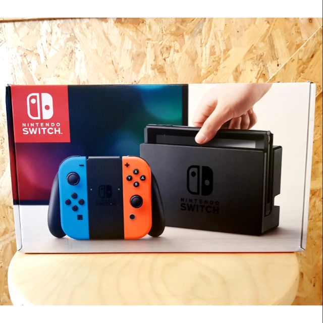 (全新美版) 任天堂 Nintendo Switch 主機電光紅藍色