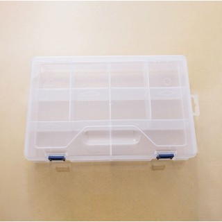 大號加厚10格收納盒 分類空盒工具盒透明有蓋塑料 手工積木收納盒樂高零件