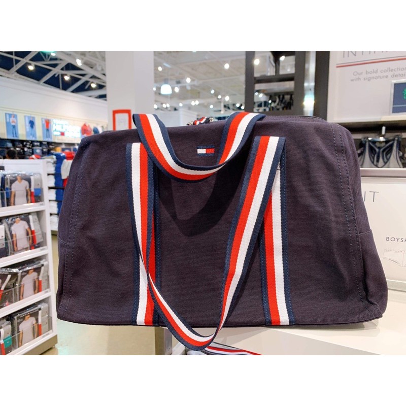 🇨🇦正版現貨免運🇨🇦 Tommy Hilfiger 經典小logo簡約旅行袋 最熱賣新款 保證正貨 包包 手提袋