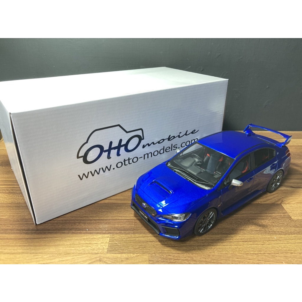 【收藏模人】OttO Subaru WRX STI AWD 速霸陸 模型車 1:18 1/18