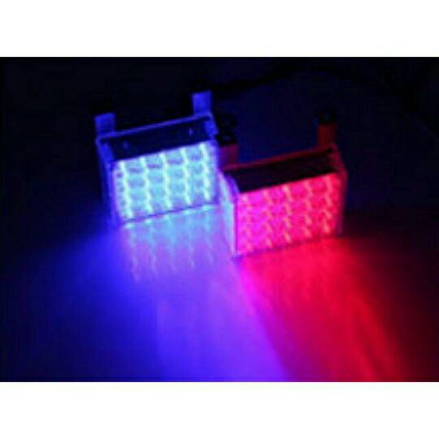 LED三段式紅藍爆閃燈-警示燈12V