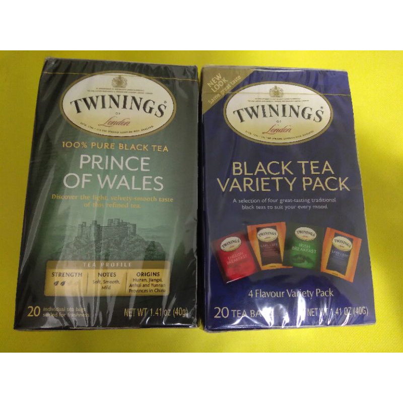 唐寧茶 Twinings 威爾斯王子 伯爵茶 早餐茶 經典綜合紅茶包