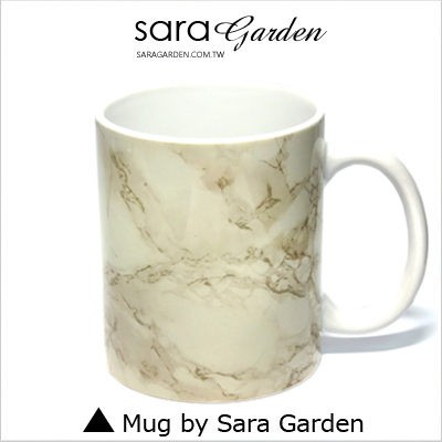 客製化 馬克杯 陶瓷杯 彩繪 高清 大理石 紋路 Sara Garden