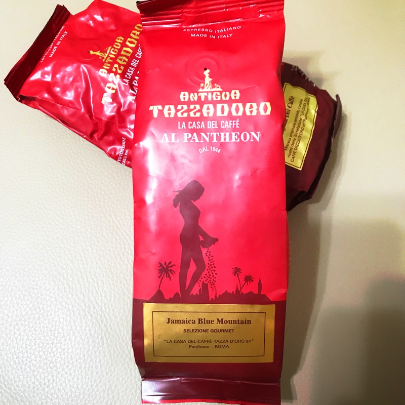 2018新鮮原裝-義大利🇮🇹金杯咖啡-頂級牙買加藍山重烘焙咖啡豆