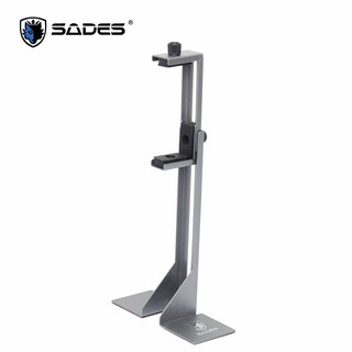 ★摩兒電腦☆賽德斯 SADES 可變形顯示卡支撐架橫式/直立顯示卡適用 (消光金屬灰) 顯示卡支架 千斤頂 顯示卡支撐架