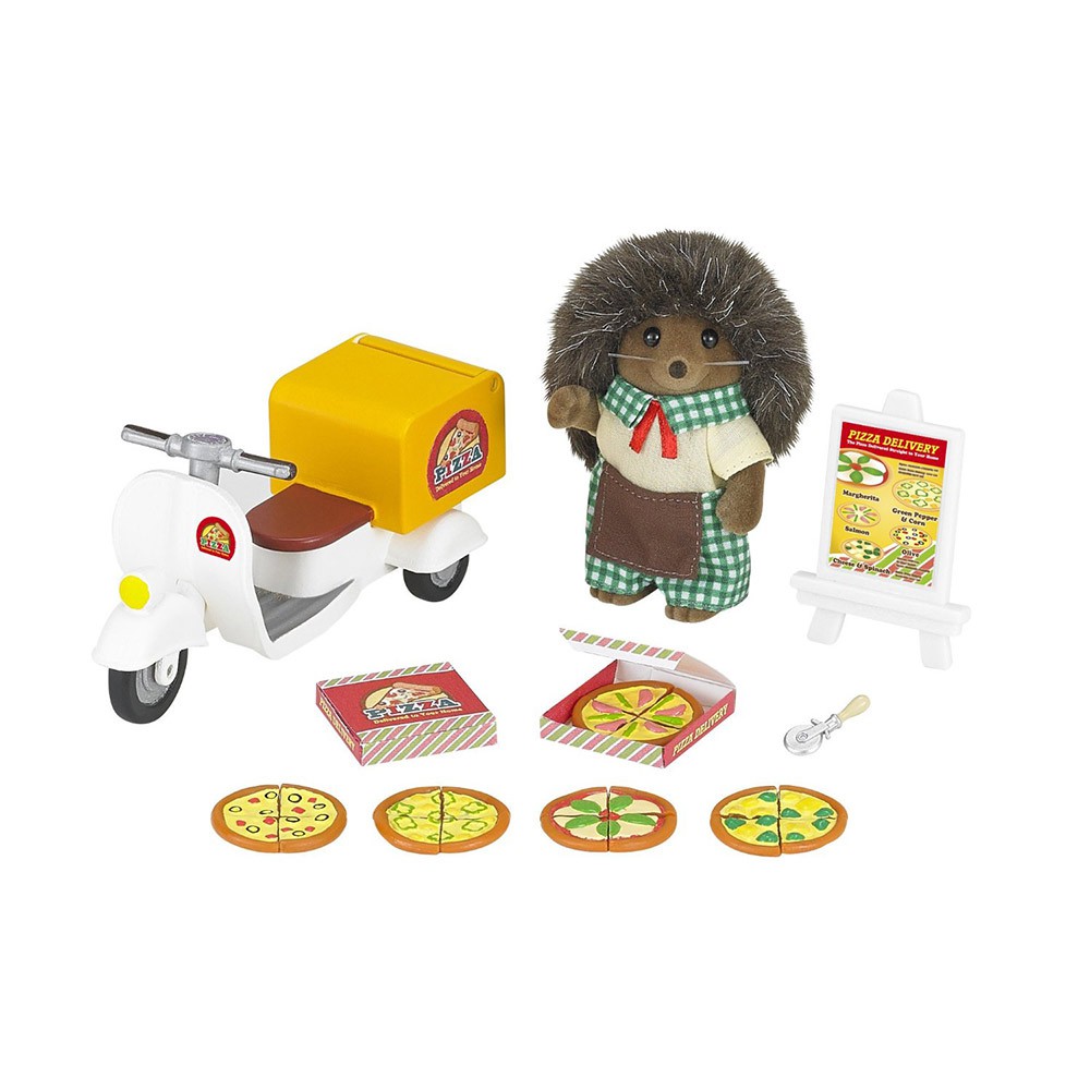 Sylvanian Family森林家族刺蝟爸爸披薩組