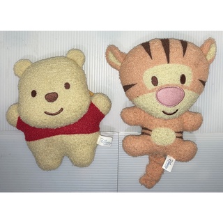 【時尚精品館】Disney 迪士尼【Fuzzy Pooh 小熊維尼扁型小抱枕維尼&跳跳虎二款】全新絕版逸品