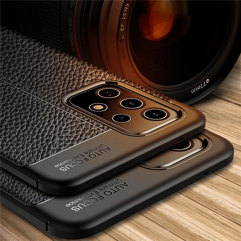 SAMSUNG 適用於三星 Galaxy A52 A52s 5G 防震橡膠超薄 TPU 皮革後蓋