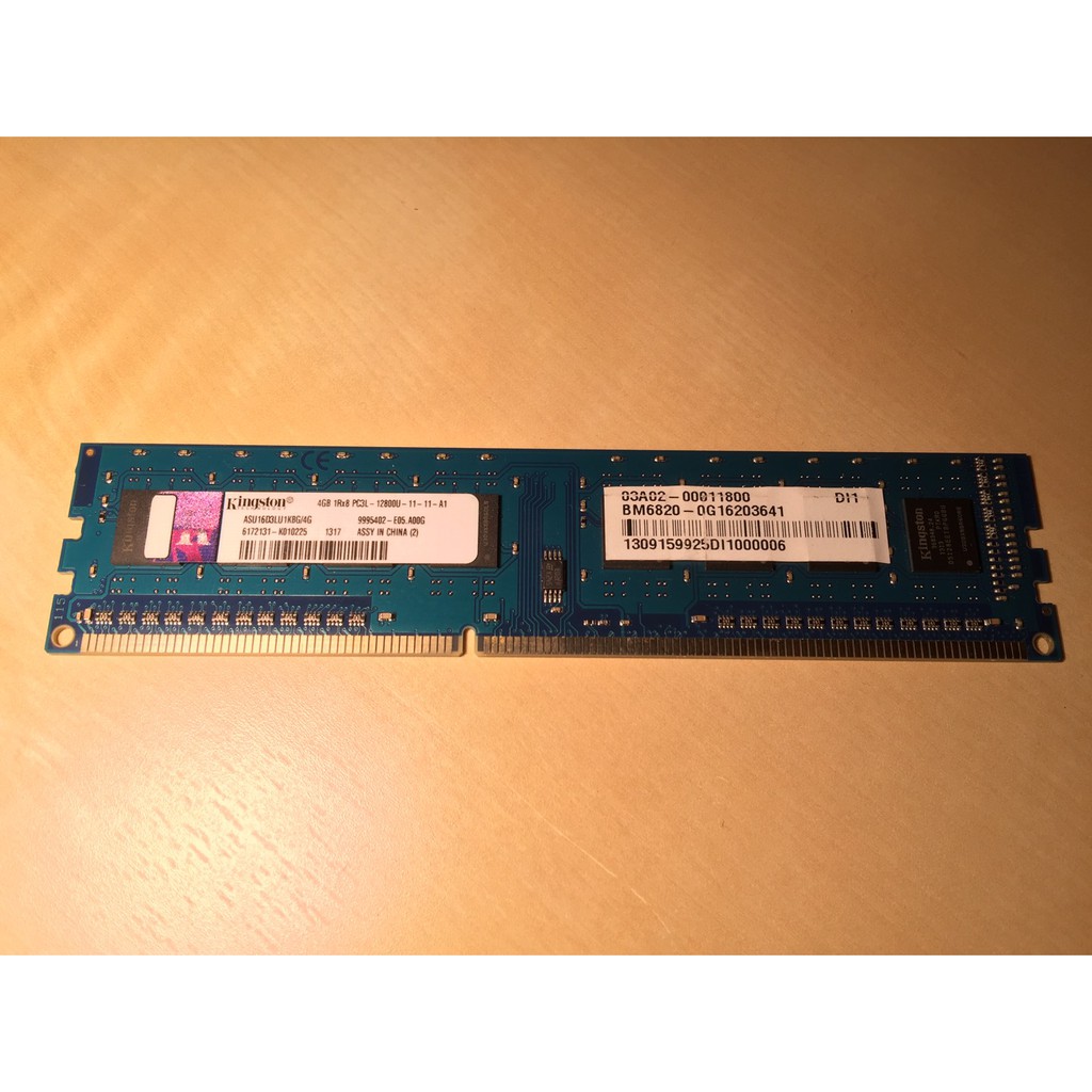 Kingston DDR3L-1600 4G_低電壓_金士頓_單面顆粒