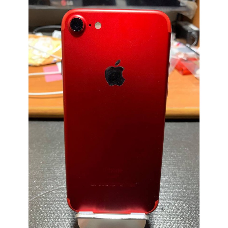 台版 電池100% Apple iPhone 7  128G&amp;256G 紅色