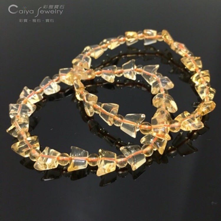 《Caiya Jewelry 》黃水晶手鍊 元寶手鍊 金元寶 小巧精緻款 #748