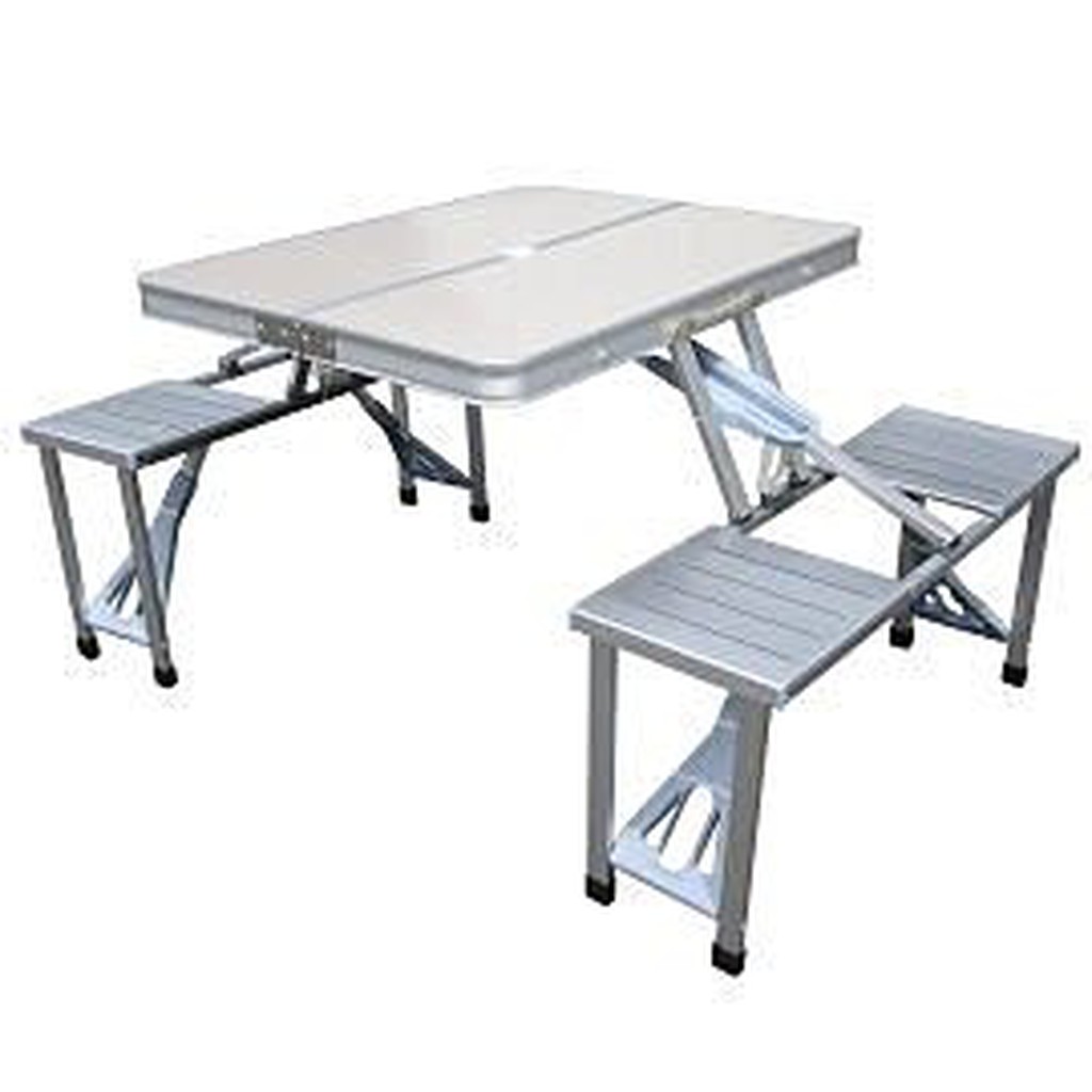 大營家購物網~DJ-6730 鋁框野餐桌椅組(附外袋) 摺疊桌 折疊椅 非蛋捲桌 非大川椅