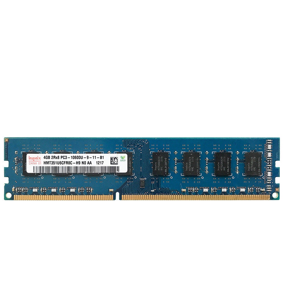 4gb DDR3 2Rx8 PC3 10600u 1333Mhz 240pin DIMM 適用於海力士台式機內存低密度內