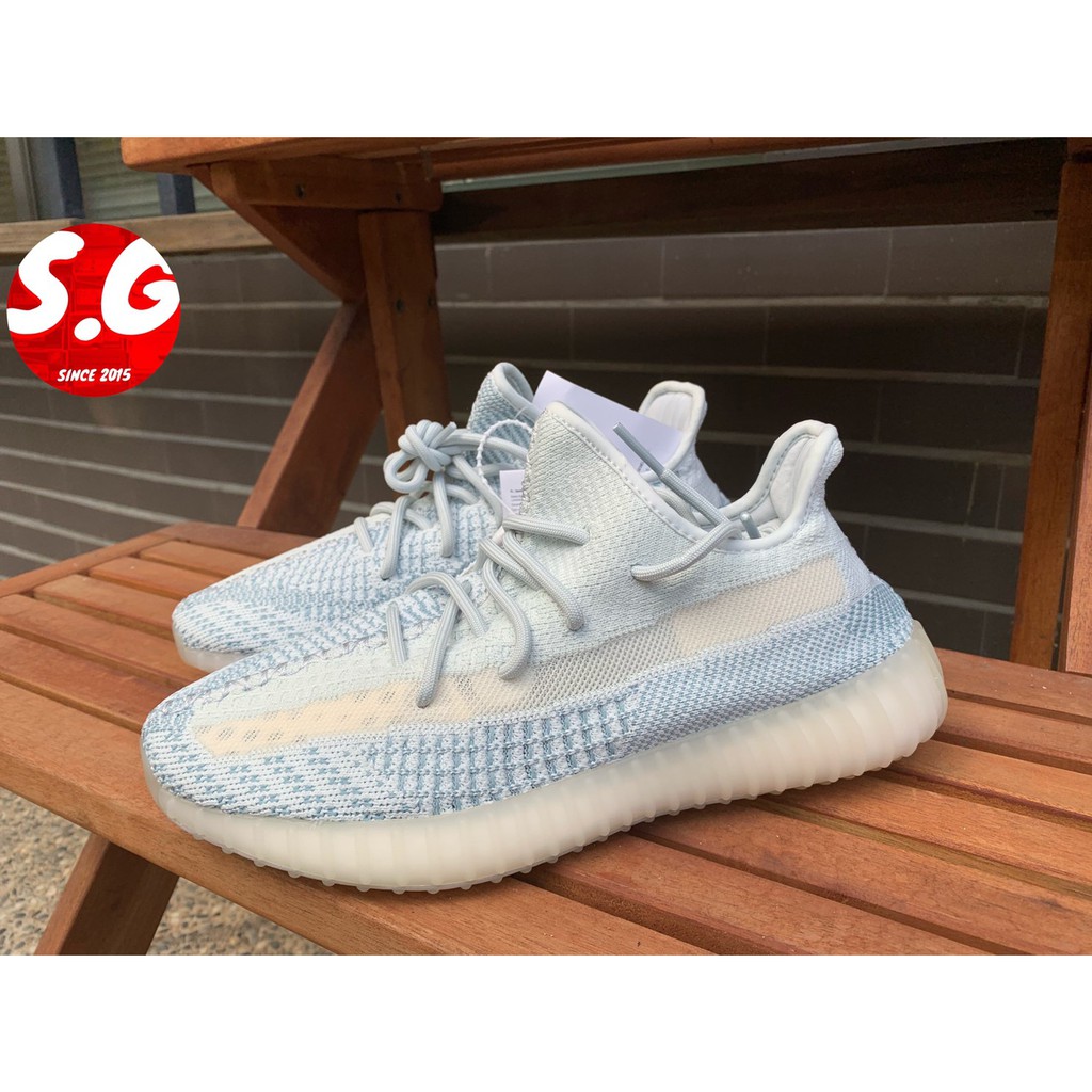 S.G Adidas Yeezy Boost 350 v2 “Cloud White” 雲白 冰藍 FW3043 男女鞋