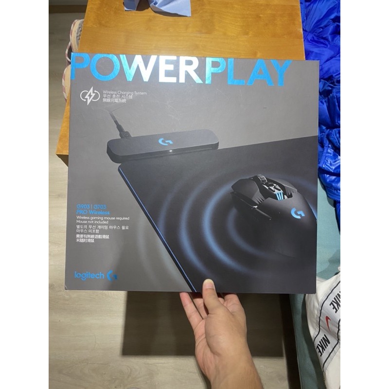 「正品」保固內羅技powerplay，無線滑鼠充電板，包裝完好，無出過保（降售）