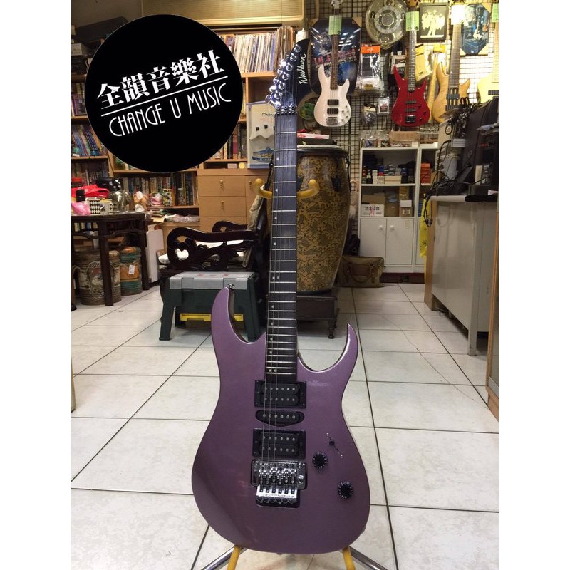 全韻音樂社- WASHBURN 美國品牌 WR-154 / MPU 大搖座 紫色 電吉他