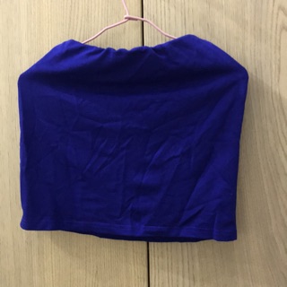 QUEENSHOP寶藍色彈性短窄裙