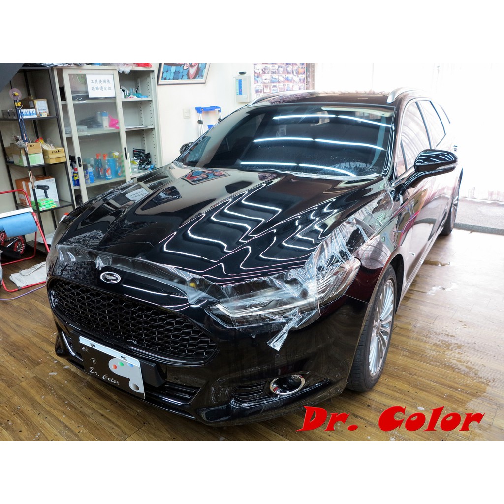 Dr. Color 玩色專業汽車包膜 Ford Mondeo Wagon 細紋自體修復透明犀牛皮_引擎蓋