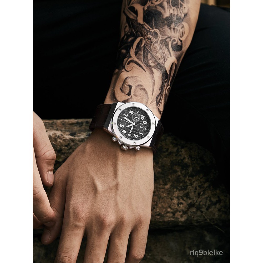 寶格拉Baogela手錶男學生潮流大錶盤運動個性防水皇家橡樹男錶axSZ 