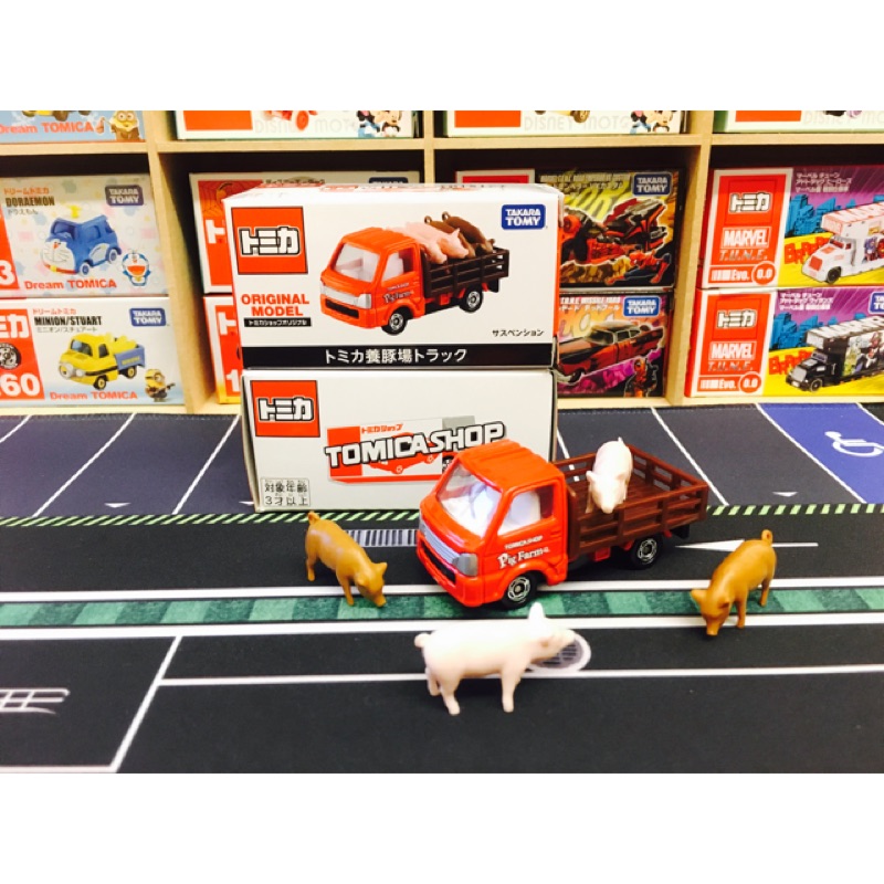 《日版》Tomica shop限定 載豬車 與會場二星4號 Suzuki Carry同款 與No57同模 Shop豬車