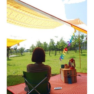 【利帝亞】露營帳篷裝飾 繽紛旋轉彩帶 七彩風條 彩帶