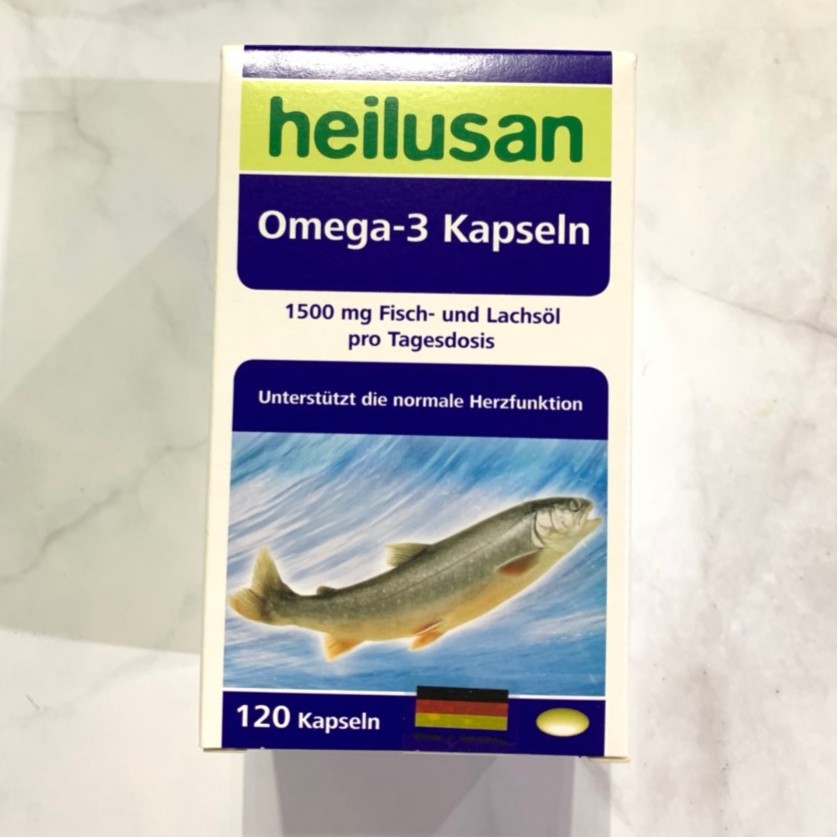 【好立善】德國 Heilusan 純淨深海鮭 魚油 TG型態（120粒/盒）🎉現貨公司貨🎉