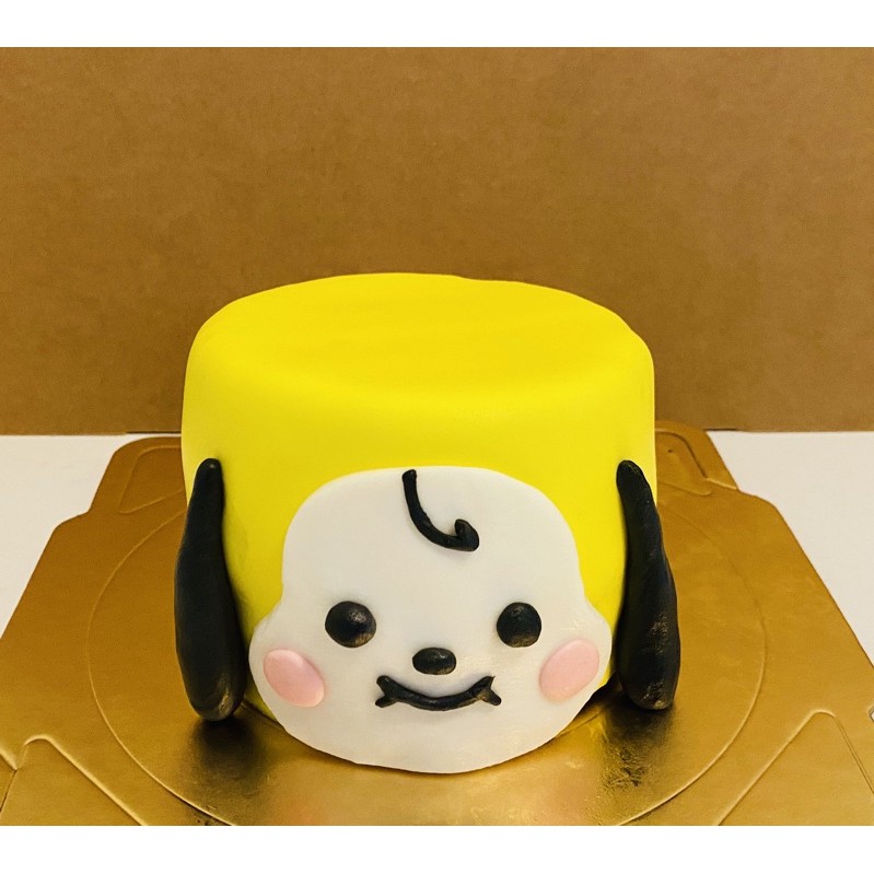 寇比造型蛋糕 bt21 baby chimmy 造型蛋糕 蛋糕 生日蛋糕 防彈少年團 翻糖蛋糕