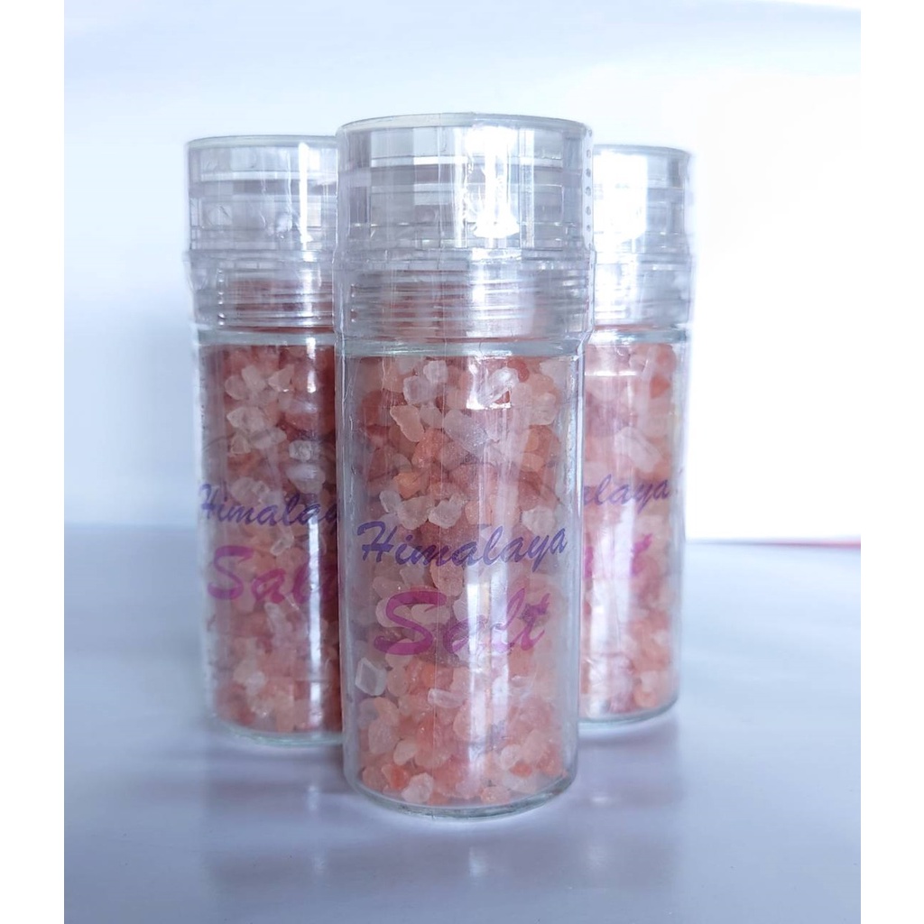 標題：喜馬拉雅山-玫瑰岩鹽(研磨罐) 90G 現貨/玫瑰鹽/100%玫瑰岩鹽/不含碘/顆粒研磨罐