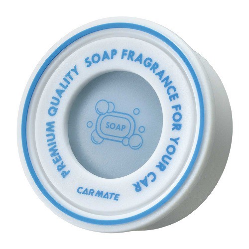 【★優洛帕-汽車用品★】日本CARMATE SAI 圓形汽車冷氣出風口夾式皂香系除臭芳香劑 H1231-三種味道選擇