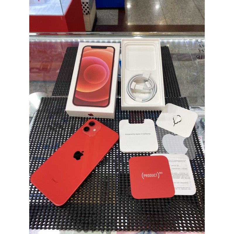 【二手】9.9成新Apple iPhone 12 128g紅色/6.1吋【原廠保固至2021年10月23日】盒裝/公司貨