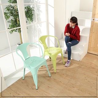 福利品 I-EB-CH104 Tolix工業風格餐椅/洽談椅