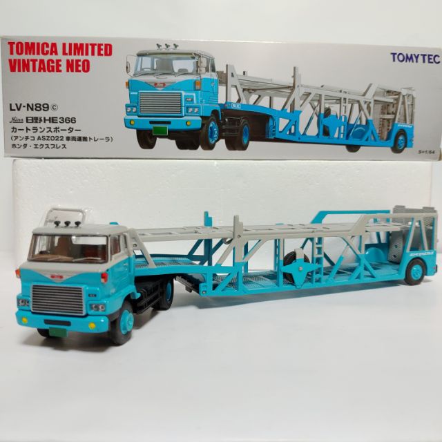 Tomytec TLV LV-N89c HINO HE366 TRACTOR 日野 聯結車 卡車 車輛運搬