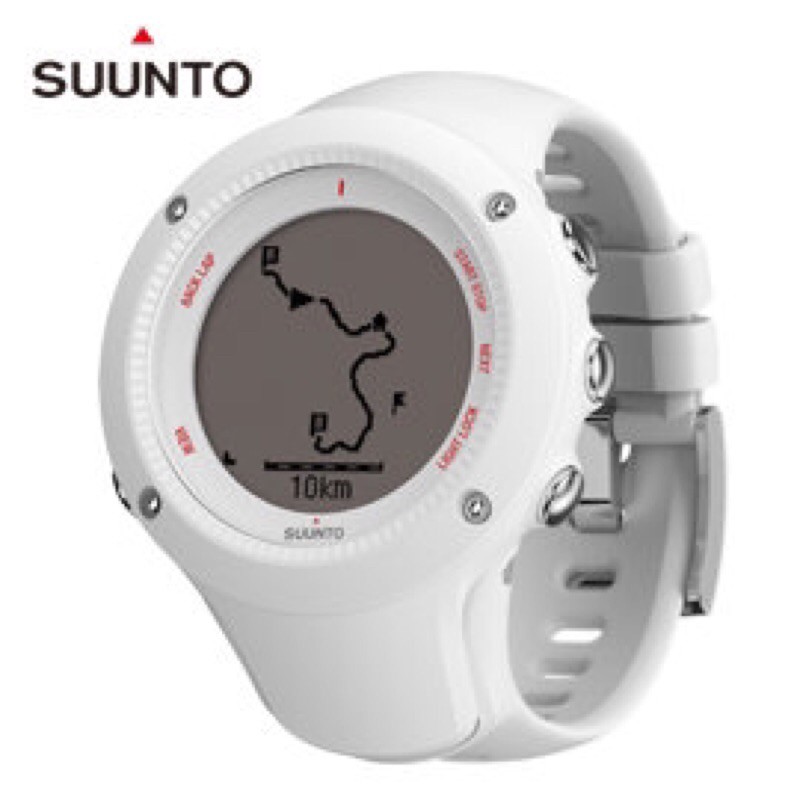 芬蘭 SUUNTO Ambit3 Run 跑者訓練GPS運動腕錶【附心跳帶】跑步‧三鐵-白色