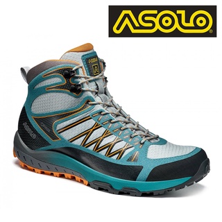 Asolo 女款 GTX 中筒越野疾行健走鞋 GRID GV MID A40517/A899 灰水藍