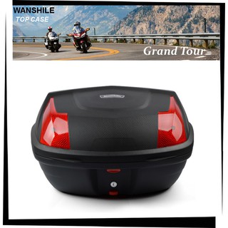 【TL機車雜貨店】Wanshile FS-03(A12) 55公升 豪華型碳纖維式樣後箱漢堡箱 後置物箱 行李箱 置物箱