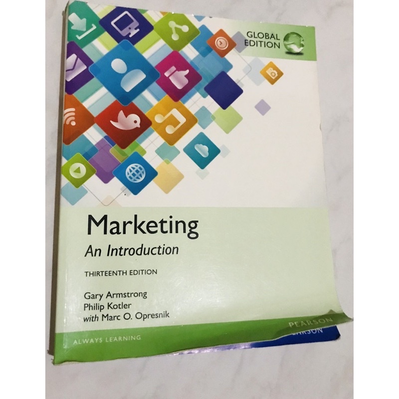 Marketing An Introduction 行銷管理 第十三版 13版 thirteen edition 二手書