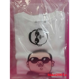 PSY [ 官方 T-Shirt (白色) ] 江南大叔 韓國製造 純棉 K-pop GANG NAM STYLE