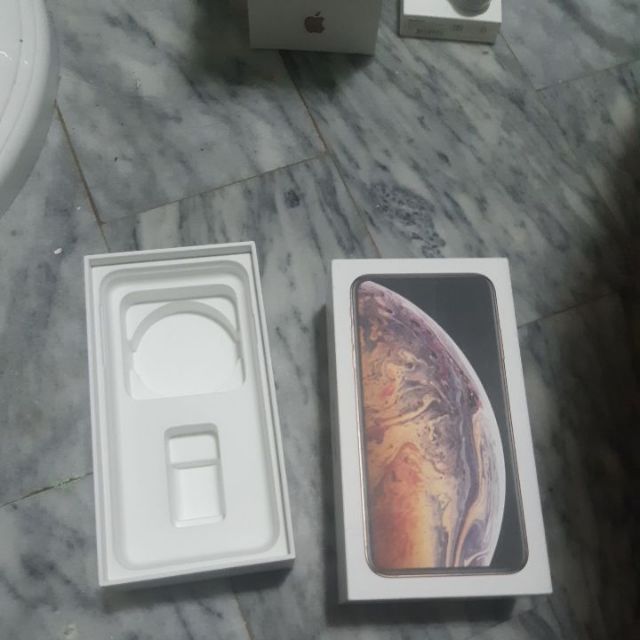 apple iphone xs max 512g 金 原廠 空盒 盒子