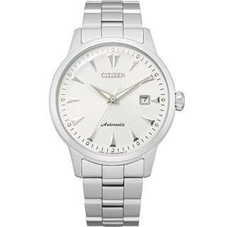 CITIZEN 星辰錶 限量白面不鏽鋼機械錶 41mm NK0001-84A 原廠公司貨保固2年